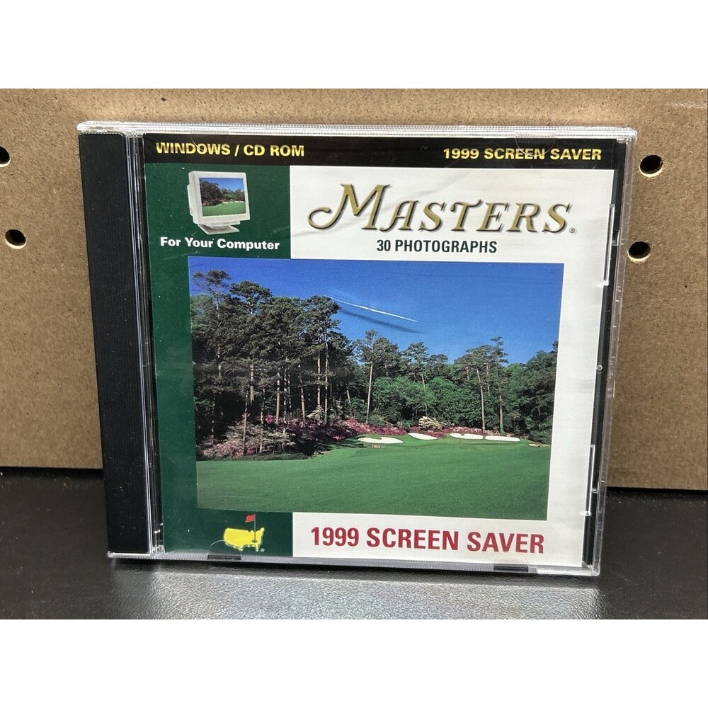 Augusta National Masters 1999 Computer Screen Saver - Windows CD ROM